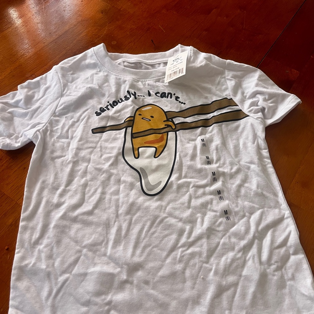 Sanrio Gudetama White T-Shirt